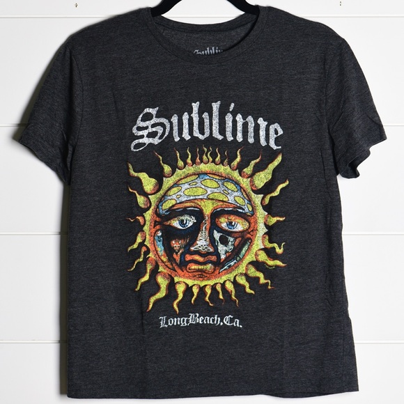 Sublime Women’s Band Concert Short Sleeve T-Shirt Size Small Gray - Picture 1 of 4